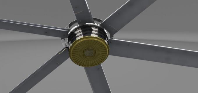 Air Cooling Best Solution with Hvls Fan Configured with Pmsm Energy Saving and Low Noise Motor