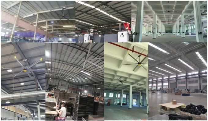1.5KW 24FT HVLS a bassa velocità Ventilatori industriali 7