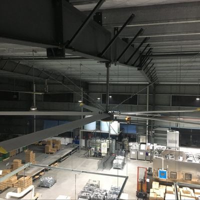 Motore a magnete permanente 18FT 5.5M Grandi ventilatori industriali