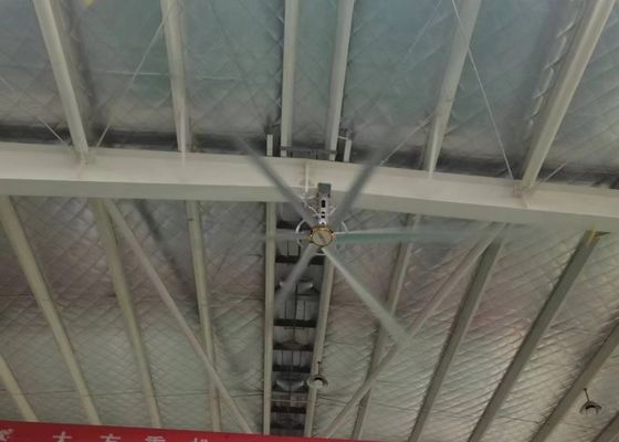 Un buon prezzo. 1.5kw PMSM Motore Al Mg Legata Ventilatori di soffitto giganti 380AC Per spazio sportivo indoor in linea