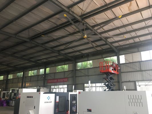 Un buon prezzo. 16FT Al-Mg Blade Industrial Ceiling per il raffreddamento e la ventilazione dell'aria all'interno del magazzino DX-7.3 in linea