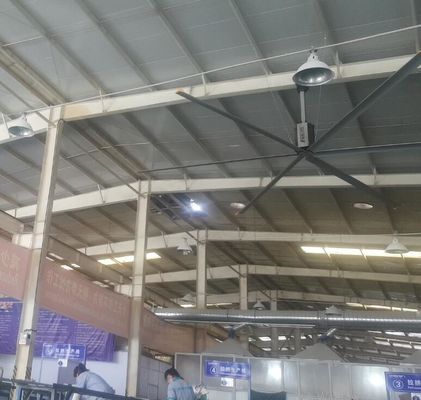 Un buon prezzo. Grandi ventilatori per magazzini industriali a motore da 1,5 kW a 60 giri al minuto in linea