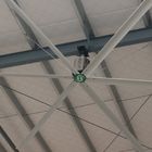 Ventilation Gearbox Motor Pole Mounted HVLS Ceiling Fan For Home