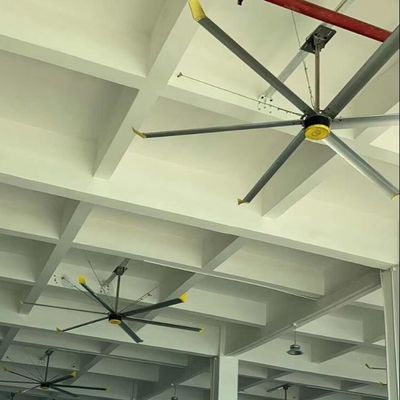 Un buon prezzo. Ventilazione ventilatori da soffitto di 24FT in grande quantità industriale 58RPM ed a bassa velocità dell'officina in linea