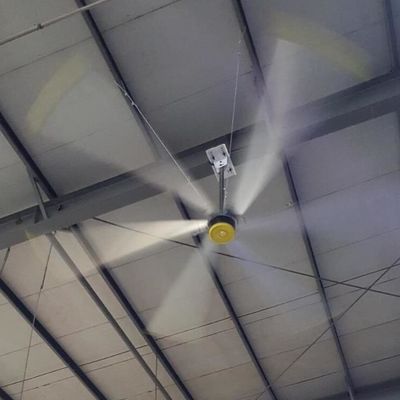 Un buon prezzo. 24 piedi ventilatori da soffitto industriali di magazzino e del gruppo di lavoro del dispositivo di raffreddamento di aria del motore di Hvls Pmsm in linea