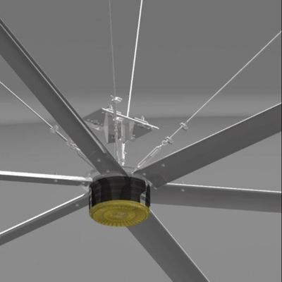 Un buon prezzo. ventilatori da soffitto industriali extra da 16 piedi 58rpm Pmsm i grandi HVLS per il magazzino e la fabbrica in linea