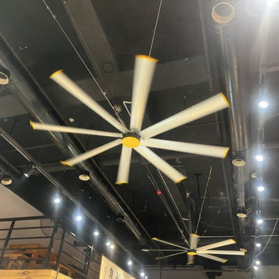 Un buon prezzo. Controller HVLS Circolatori d'aria industriali con basso livello di rumore ≤ 38 dB in linea