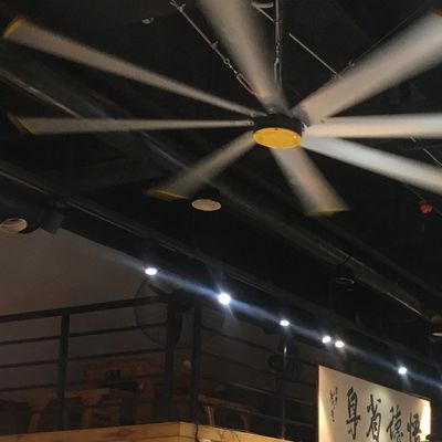 Un buon prezzo. 380V/220V Voltaggio 2.4m 8FT PMSM Motor HVLS Ventilatore per il raffreddamento dell'aria dei ristoranti in linea