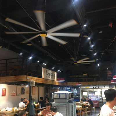 Un buon prezzo. 2.4m Ventilatore elettrico senza spazzole per magazzino ventilatore HVLS a rotore esterno in linea