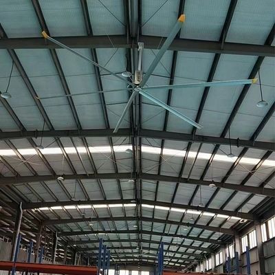 BLCD Motor Drive Tipo 5.0m 16FT Gearbox Industrial HVLS Ventilatore di soffitto per magazzino