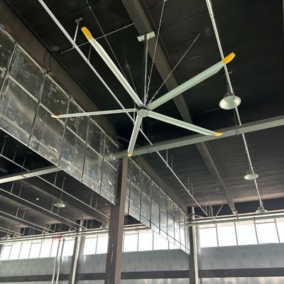 Un buon prezzo. Legata di alluminio magnesio DX/DS Hvls Ventilatore di soffitto gigante con 6 lame personalizzate in linea