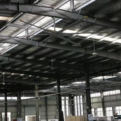 Un buon prezzo. Ventilatore di soffitto industriale HVls Dispositivo di ventilazione Ventilatore di materiale a lame di alluminio per stadio di ginnastica in linea