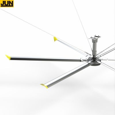 Un buon prezzo. Ventilatori di soffitto a risparmio energetico da 24 ft in DS-7.3S con dimensioni e personalizzazione di diametro da 24 ft in linea