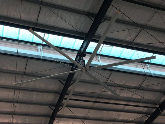 Un buon prezzo. Ventilatore assiale Ventilatore di soffitto industriale Hvls grande con materiale di lame di lega Al-Mg di 7,3 m di diametro in linea