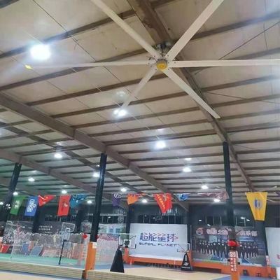 Un buon prezzo. DX-7.3 24FT Ventilatore di soffitto industriale HVls grande per centro di ginnastica Diametro 7,3 metri in linea
