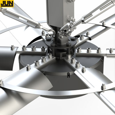 Un buon prezzo. 5.0m 16ft Basso rumore Grande vento Flusso d'aria Garage Vent Giant Industrial HVls Grandi ventilatori del soffitto in linea