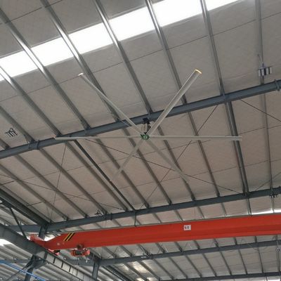 Un buon prezzo. Ventilatore di soffitto HVLS a lama grande in linea