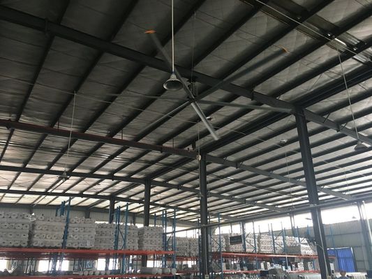 Un buon prezzo. Ventilatore di soffitto a sei lame di alluminio in linea