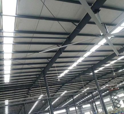 Un buon prezzo. Grandi ventilatori di soffitto industriali da 22 piedi ad alto volume a bassa velocità in linea