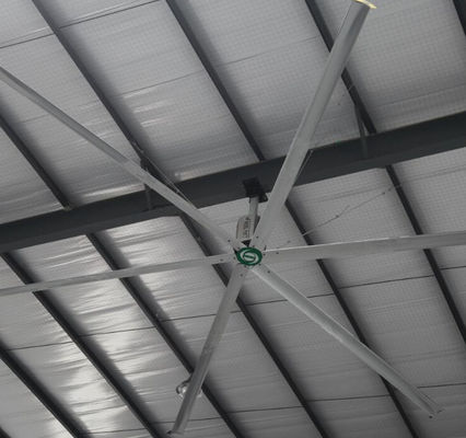Un buon prezzo. Grandi ventilatori industriali da 50 giri al minuto per garage in linea